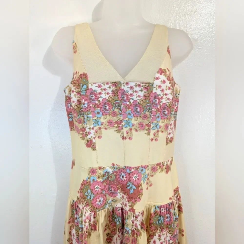 Kay Unger New York Garden Cocktail Cottagecore Feminine Preppy Dress 6 - Picture 3 of 9